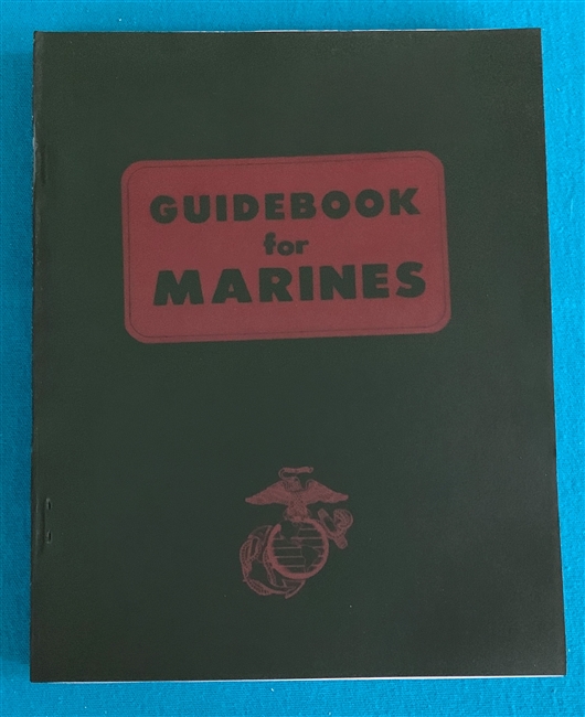 1967 1968 GUIDEBOOK FOR MARINES 11th Revised Edition 1st Printing