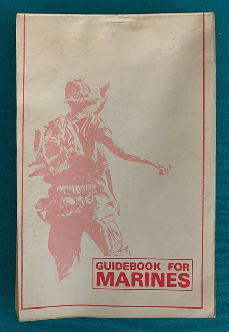 1975 Guidebook for Marines Red Marine 13th Revised Edition 2nd Printing