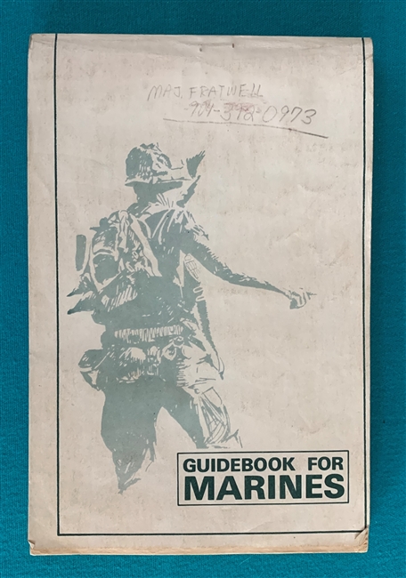 1977 GUIDEBOOK FOR MARINES 13th Revised Edition 3rd Printing