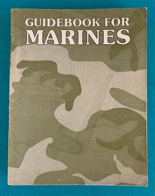 1986 GUIDEBOOK FOR MARINES 15th Revised Edition 1st Printing