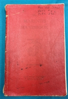 1940 THE MARINES HANDBOOK 7th Edition Red Cover