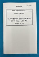 Thompson Manual TM 9-215  M1