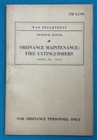 TM 9-1799 Fire Extinguishers  Technical Manual  1943