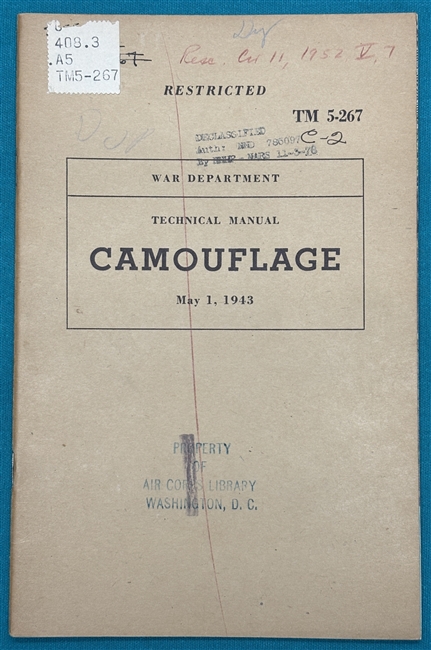 TM5-267 Camouflage Technical Manual 1943