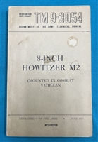 TM 9-3054  8-Inch Howitzer M2 Mounted in Combat Vehicles Technical Manual