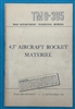 TM 9-395  4.5" Aircraft Rocket Material Technical Manual 1944