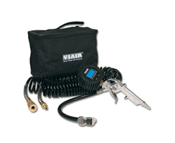 Viair Inflation Kit w/2.5â€ Digital Tire Gun, Reads Up to 200 PSI,Â  30â€™ Hose, Carry Bag