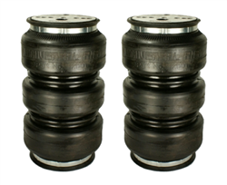 [2] Pack Universal Air Suspension "Triple Play" Air Bag 3/8" NPT Port (For Light weight Application, Only For Rear), Sold as pair!