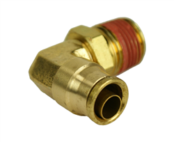 Alkon 1/4" Hose 1/8" NPT 90 Deg Push-to-Connect Elbow- AQ69-DOTS-4x2