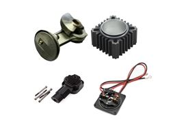Viair 444C BLACK Compressor Piston, Cylinder Wall, Head & Carbon Brush Kit