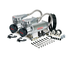 Viair 485C Dual Chrome Compressor 200 PSI Max. 100% Duty Cycle at 200 PSI