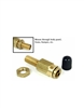 Alkon 1/4" Push - to connect Inflation Valve, For 1/4" OD Airline/Tubing Only- Sold Each