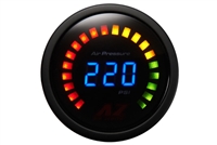 Air Zenith 220 Psi Black Face LED Digital Gauge