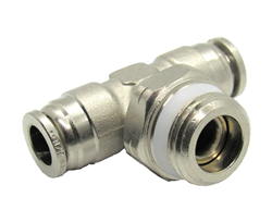 Nickel Plated PTC X NPT Swivel Branch Tee