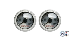 [2] AVS Silver Face Single Needle 200 PSI Max Air Gauges