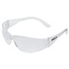 CheckliteÂ® CL1 Frameless Safety Glasses, Polycarbonate Clear Lens, DuramassÂ®, Clear Polycarbonate Temples