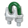 VAN BEEST 3/16" 5mm Green Pin Wire Rope Clip