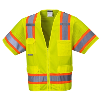 3XL - Aurora Hi-Vis Contrast Executive Vest