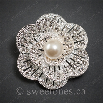 wedding rhinestone broach