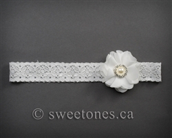 Cute lace baby girls headband  â€“ Style ACC-BHB004
