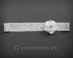 Cute lace baby girls headband  â€“ Style ACC-BHB010
