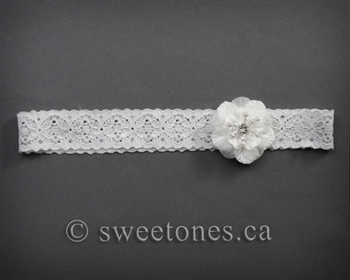 Cute lace baby girls headband  â€“ Style ACC-BHB010