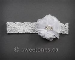 Baby girls lace headband  â€“ Style ACC-BHB013