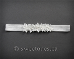 Flower lace baby girls headband  â€“ Style ACC-BHB042