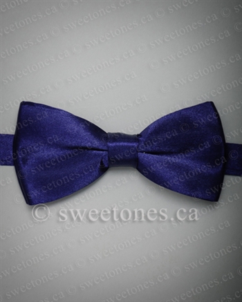 Boys formal adjustable black bow tie