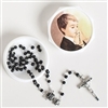 Communion silver rosary