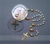 Communion gold rosary
