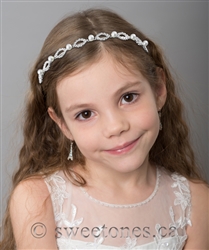 Pearl rhinestone headband