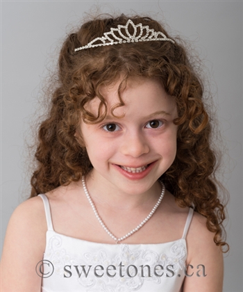Girls rhinestone tiara