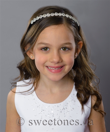 Pearl rhinestone headband