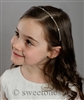 First Communion girls rhinestone hairband