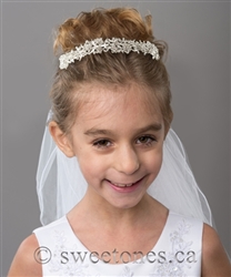 Girls rhinestone tiara rhinestone headband