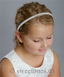first communion girls headband