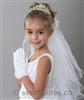 Silver rhinestone headband with rystals
