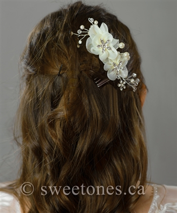 Rhinestone flower hairband