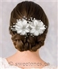 Flower girl floral hair pin hair accessory
