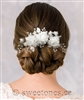 Flower girl floral hair pin hair accessory