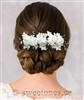 Flower girl floral hair pin hair accessory