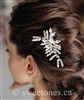 Flower girl floral hair pin hair accessory