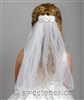 Girls first communion veil