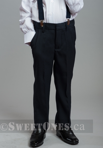 Boys grey formal dress pants