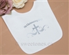 cotton Baptism bib