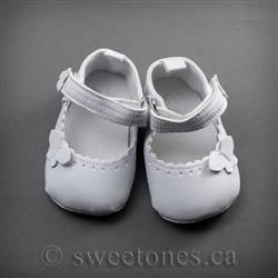 Lovely white baby shoesâ€“ B-SHOES-060