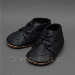 Baby boys black formal shoes