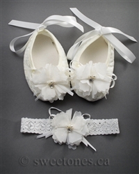 Lovely baby shoes and headband set â€“ B-SHOES-102