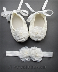 Lovely baby shoes and headband set â€“ B-SHOES-104